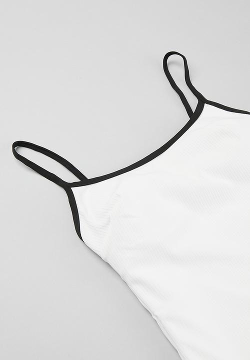 H&M - Padded-cup swimsuit - white