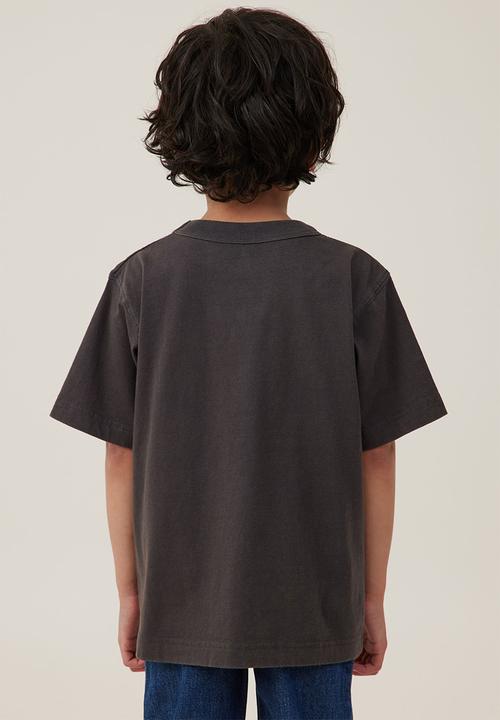 Cotton On - Jonny short sleeve print tee - phantom/guitar