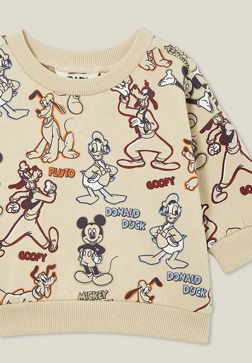 Cotton On - Alma drop shoulder sweater lcn - lcn dis rainy day/mickey mouse & friends