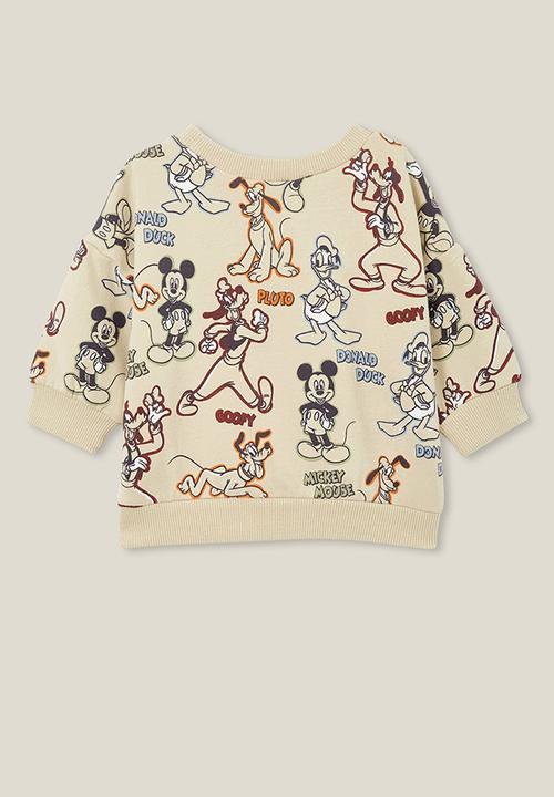Cotton On - Alma drop shoulder sweater lcn - lcn dis rainy day/mickey mouse & friends