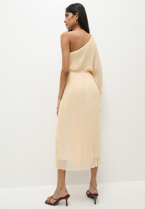 Superbalist - Asym pleated midi dress - brazilian sand