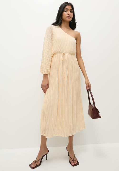 Superbalist - Asym pleated midi dress - brazilian sand