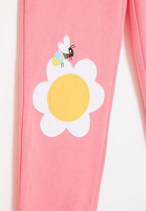 Pop Candy - Printed cuffed pants - pink