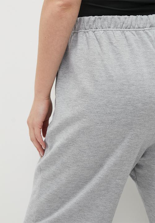 Superbalist - 2 Pack track pants - black & grey melange