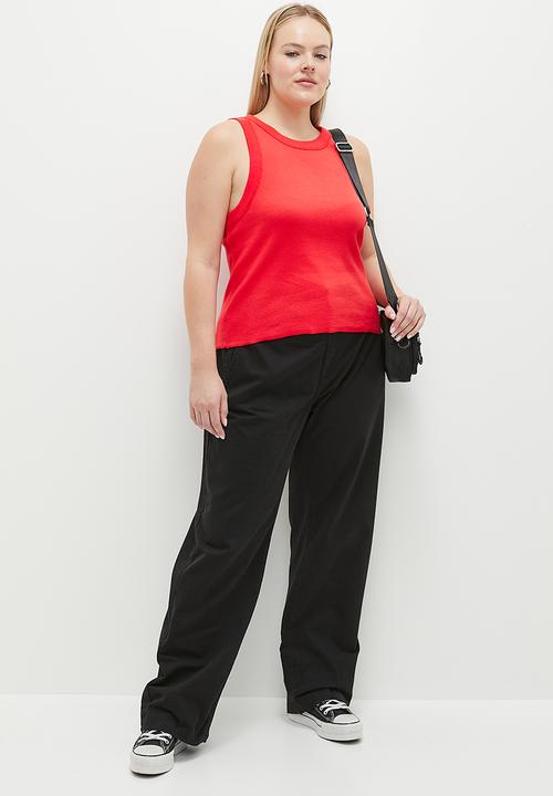 Cotton On - Plus The 91 Tank - Summery Red