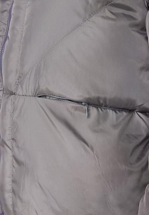 Trendyol - Plus oversized puffy coat - grey