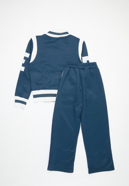 Pop Candy - Baseball jacket and pants set - navy