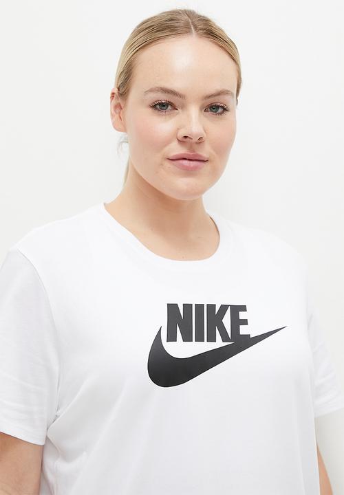 Nike - Plus W Nike Sportswear Tee Essential Icn Ftra - White