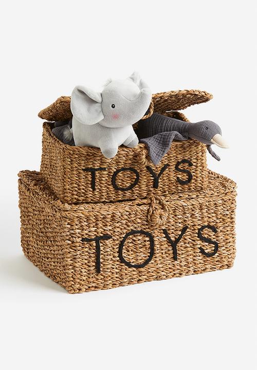 H&M - Lidded toy box - beige