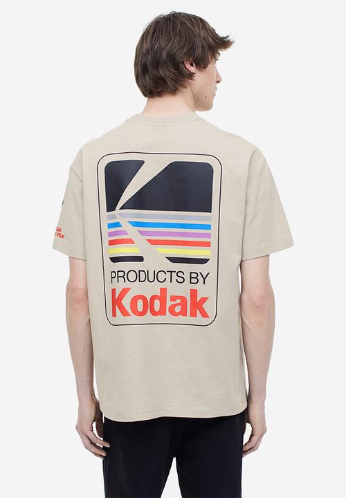 H&M - Relaxed fit T-shirt - beige/kodak