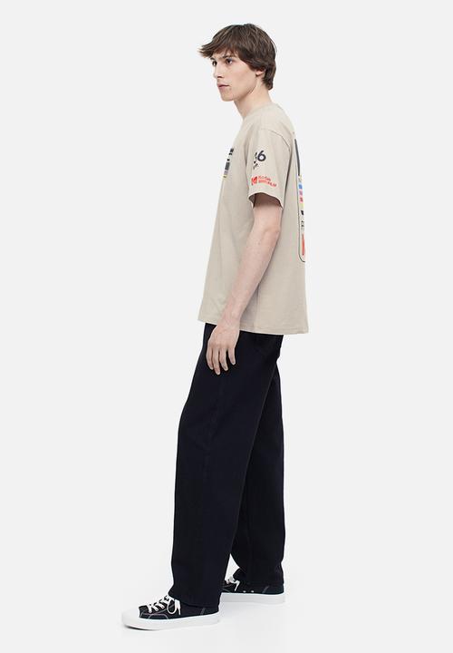 H&M - Relaxed fit T-shirt - beige/kodak