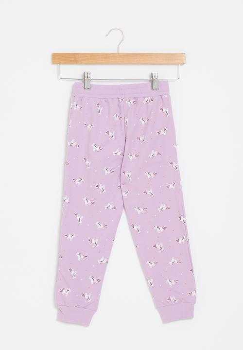 Pop Candy - Printed joggers - lilac