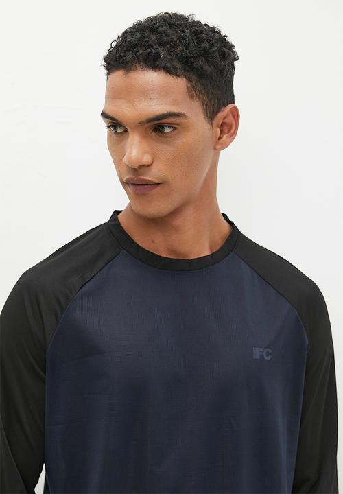 French Connection - Raglan long sleeve fcs - marine & black 