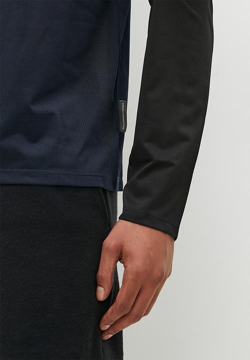 French Connection - Raglan long sleeve fcs - marine & black 
