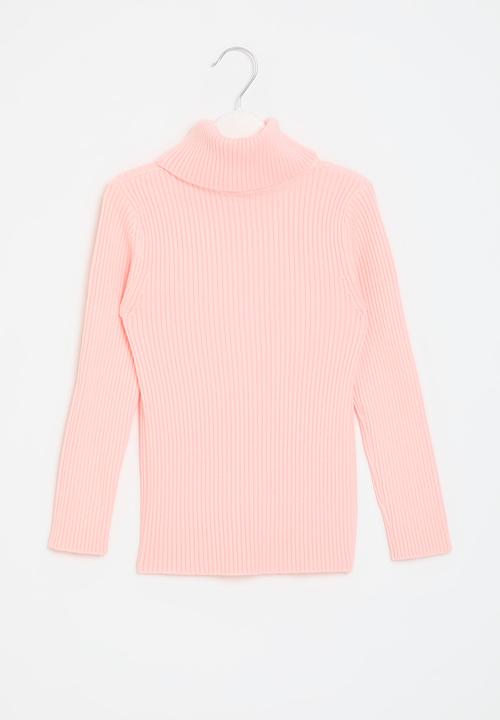 Pop Candy - Ribbed poloneck - pink