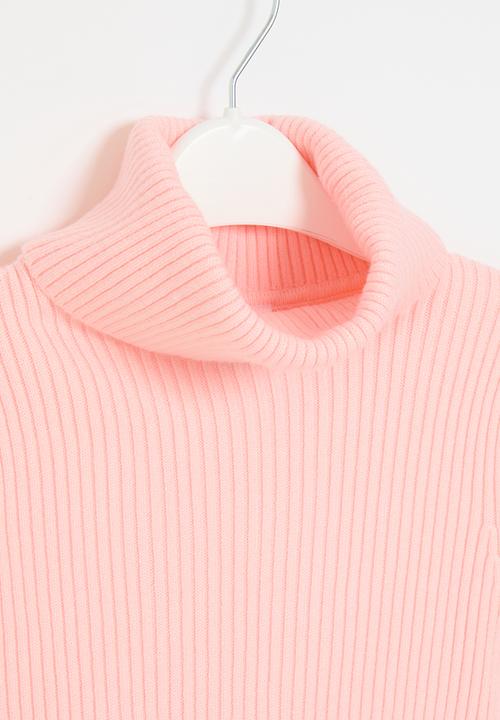 Pop Candy - Ribbed poloneck - pink