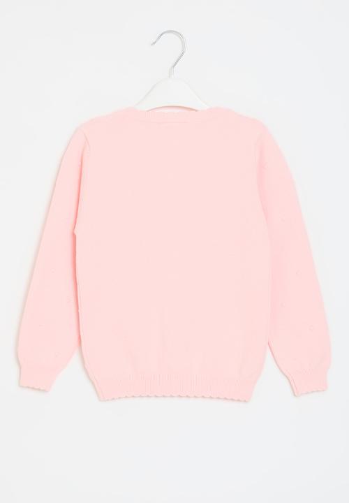 Pop Candy - Buttoned down cardigan - pink