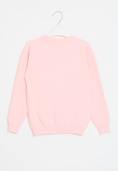 Pop Candy - Sequined butterfly sweater - pink