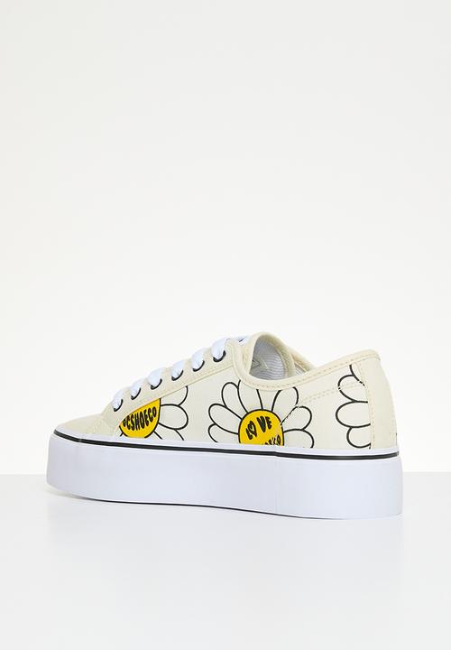 DC - Manual platform - White/Black/Flower 