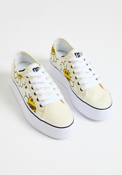 DC - Manual platform - White/Black/Flower 