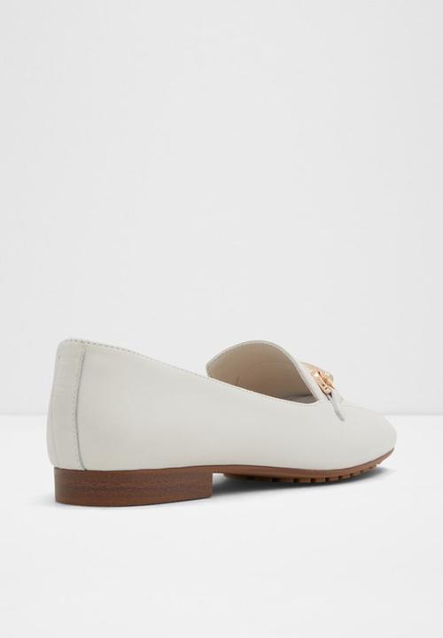 ALDO - Symposia leather loafer - white/bone