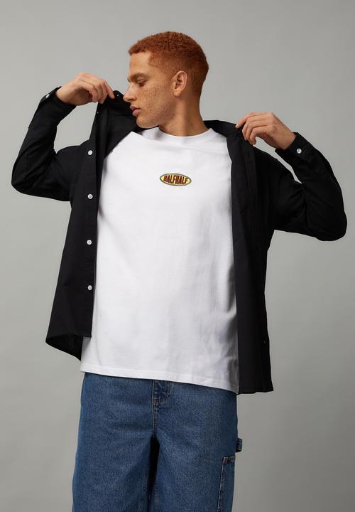 Factorie - Long sleeve shirt - black oxford 