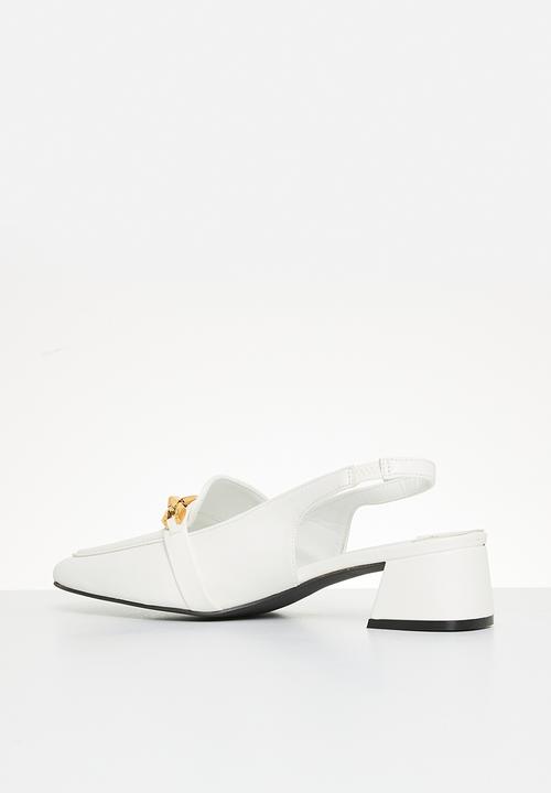 Gino Paoli - Amber slingback - white