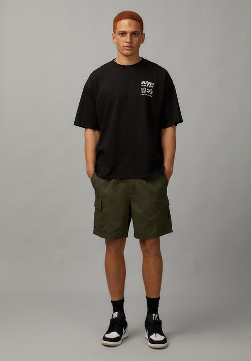 Factorie - Pull On Cargo Short - Deep Khaki 