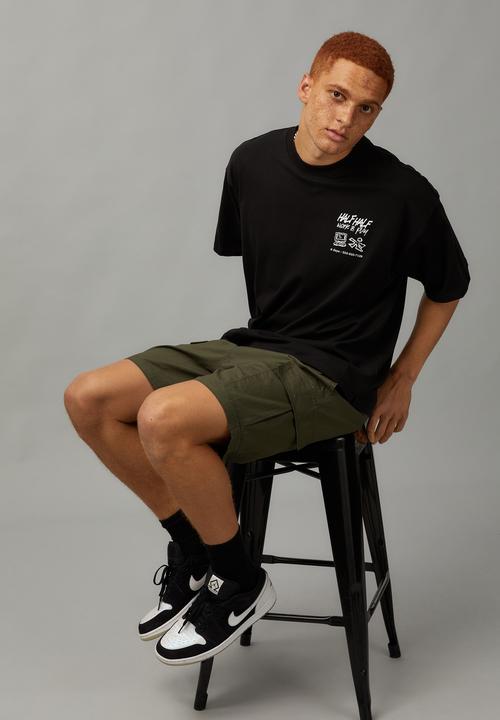 Factorie - Pull On Cargo Short - Deep Khaki 