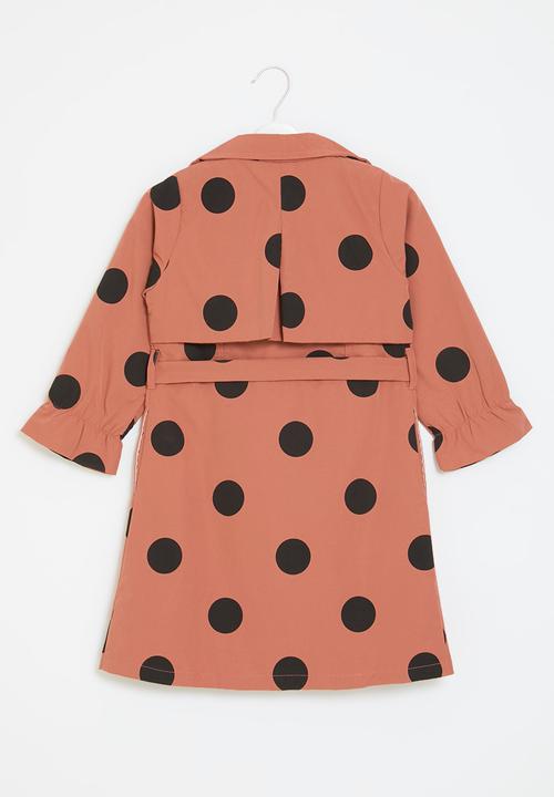Pop Candy - Polka dot trench coat - pink