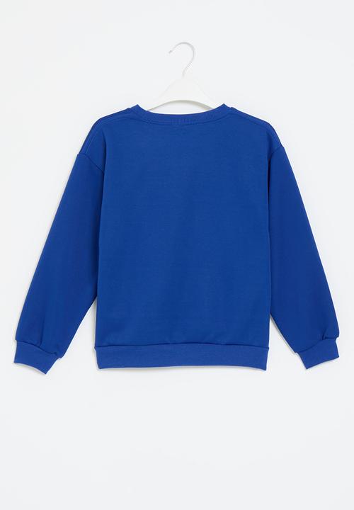 Pop Candy - Printed sweatshirt - blue