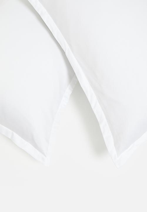 Sixth Floor - T400 Egyptian cotton oxford pillowcase set - white