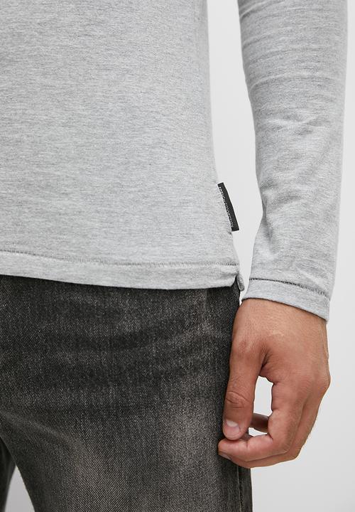French Connection - Crew long sleeve - lgt grey mel