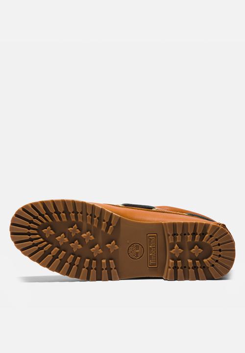 Timberland - Authentics 3 eye classics slip ons - brown full grain