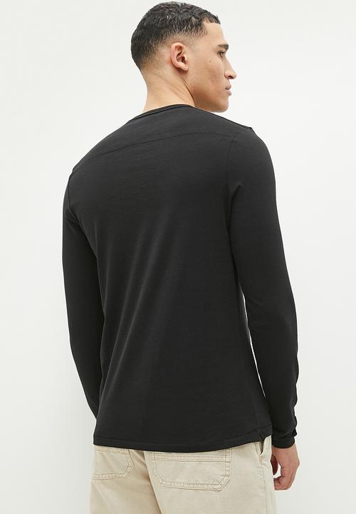 French Connection - Pocket long sleeve - black