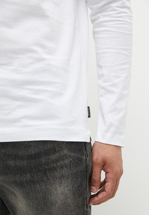 French Connection - Hood fc centre scribble - white/black