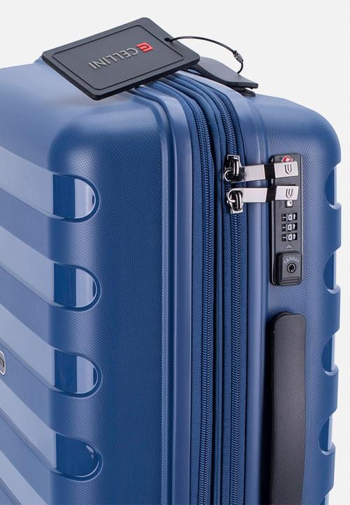 Cellini - Sonic 4 wheel trolley - Midnight Blue