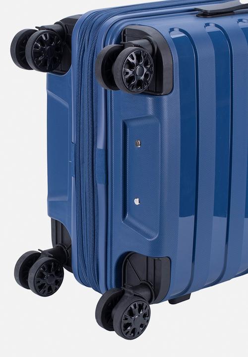 Cellini - Sonic 4 wheel trolley - Midnight Blue