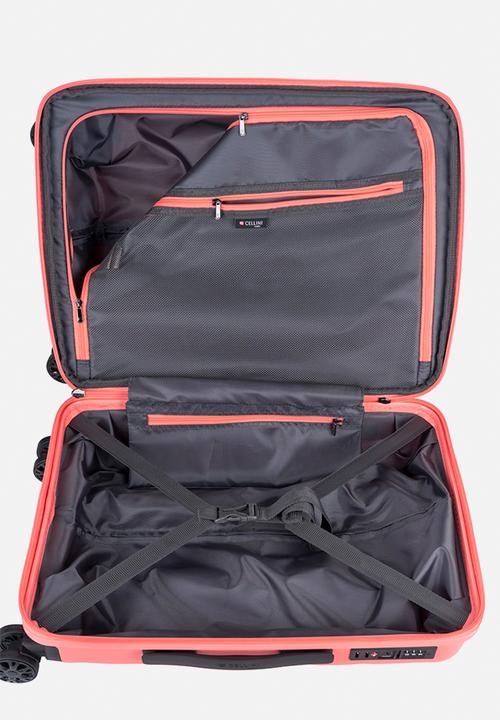 Cellini - Sonic 4 wheel trolley - Living Coral