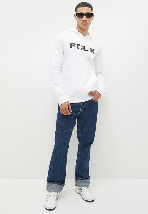 French Connection - Fc o/head - white/black 