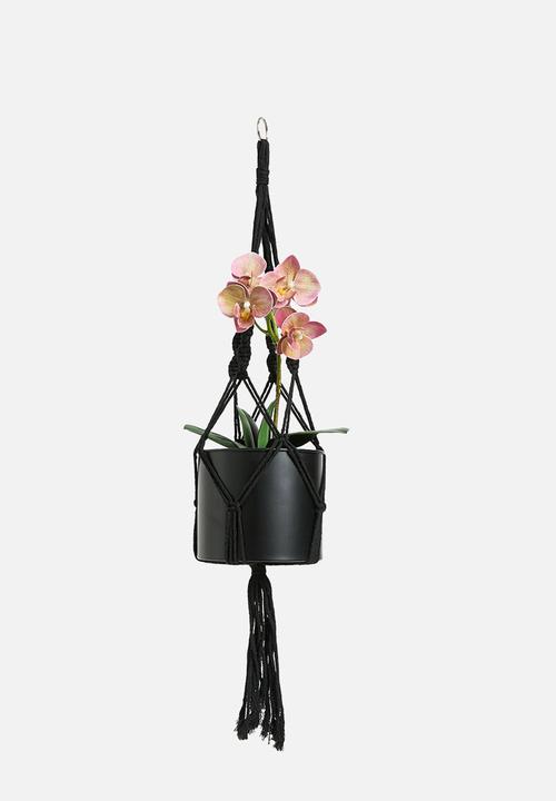 H&S - Hanging rope - black