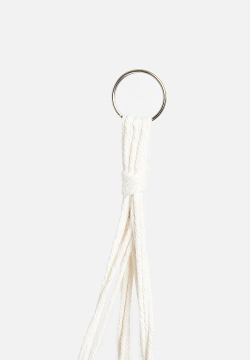 H&S - Hanging rope - white