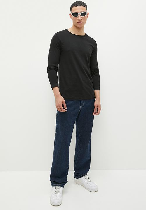 French Connection - Crew long sleeve - black 