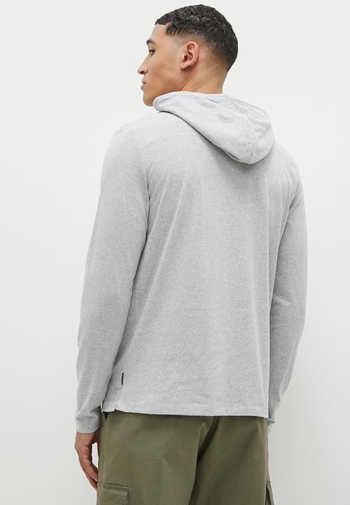 French Connection - Hood fc long sleeve - lgm/grey
