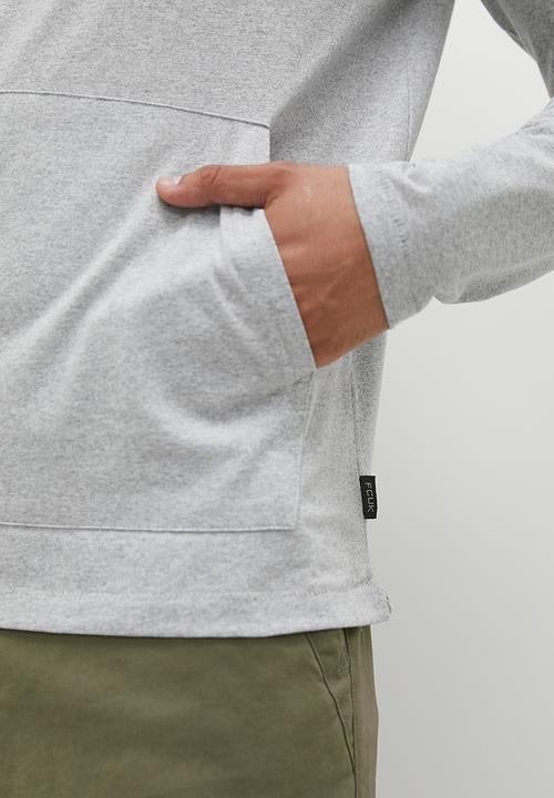 French Connection - Hood fc long sleeve - lgm/grey