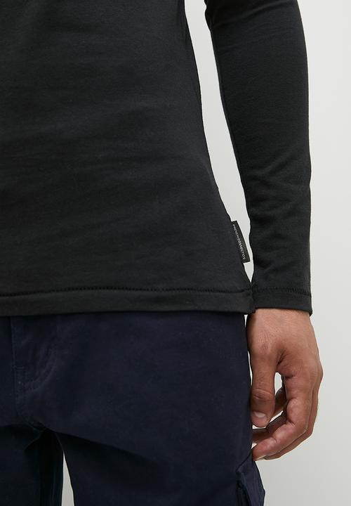 French Connection - Crew long sleeve - black 