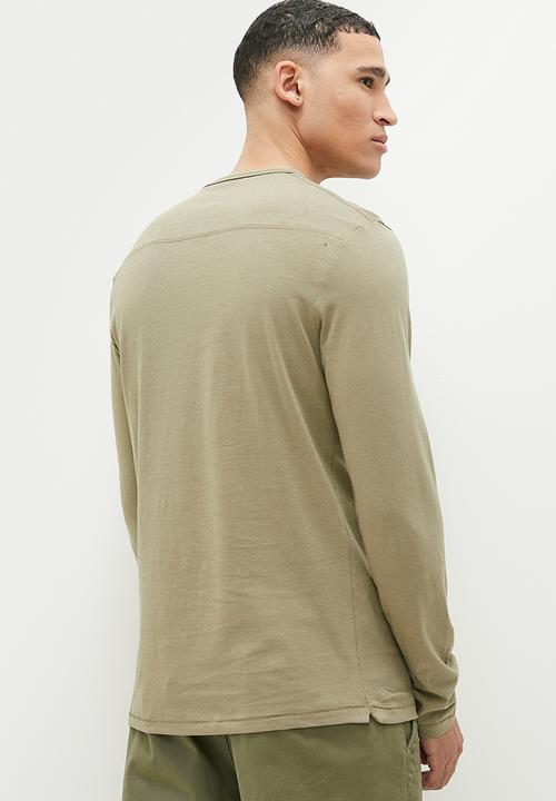 French Connection - Crew long sleeve - khaki