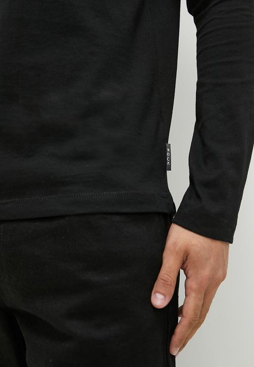 French Connection - Scribble long sleeve - black 