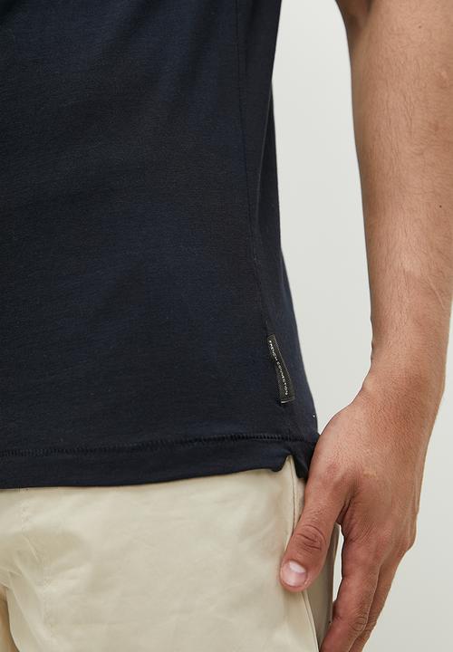 French Connection - J polo - marine & gunmetal