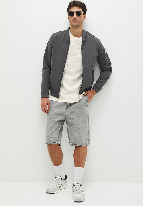 Superdry. - Embossed vl T-shirt - cream